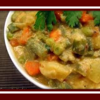 Veg Coconut Korma – South Indian Style (Vegan, Gluten free)