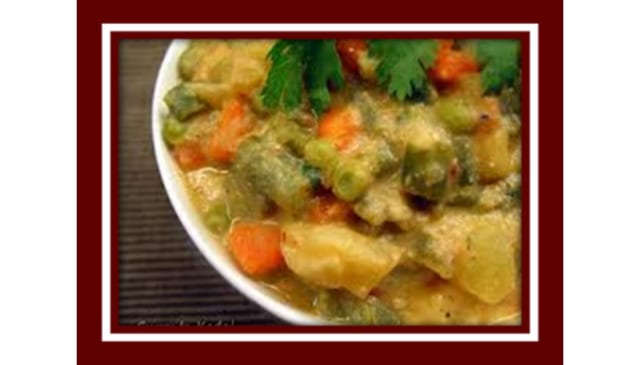 Veg Coconut Korma – South Indian Style (Vegan, Gluten free)