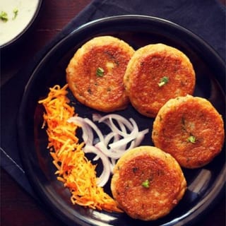 Aloo Tikki - Potato Cutlet (3) - Vegan