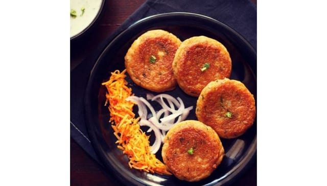 Aloo Tikki - Potato Cutlet (3) - Vegan