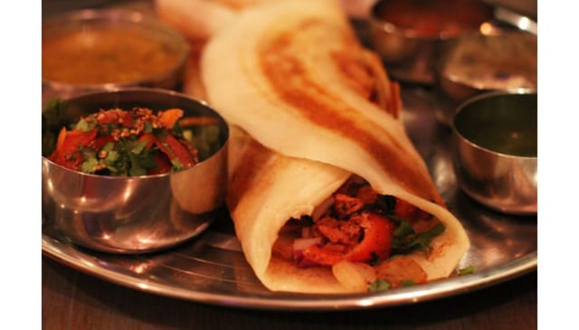 Chicken Tikka Dosa - Non Vegan, Gluten free