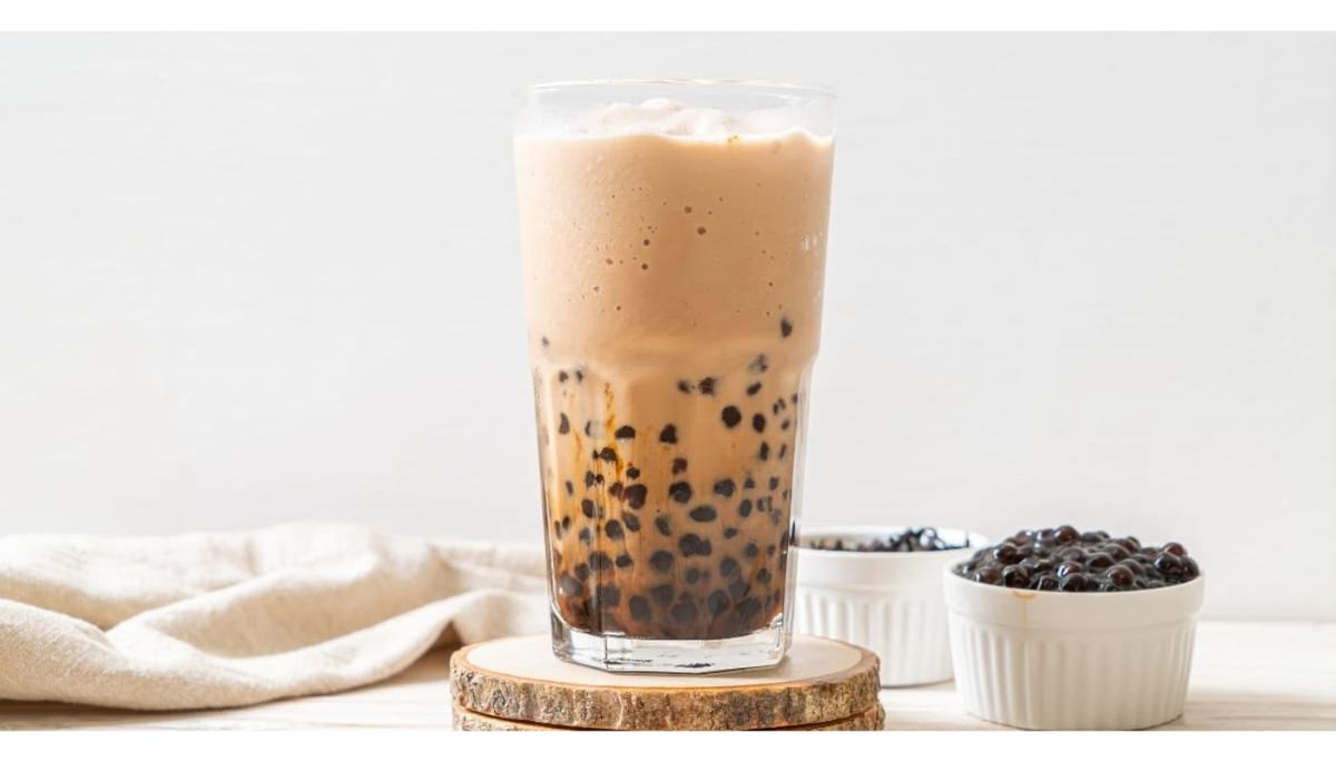 Brown sugar Bubble Tea AKA Brown sugar Boba