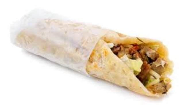Aloo Matter Kati roll - Vegan