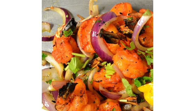 Tandoori Shrimp Platter