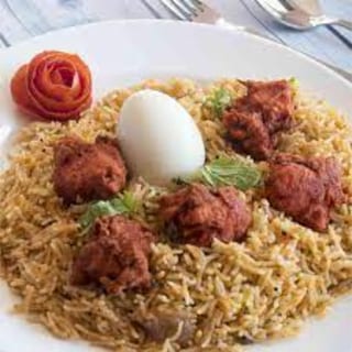 Chicken65 Biryani (Halal)- Non Vegan