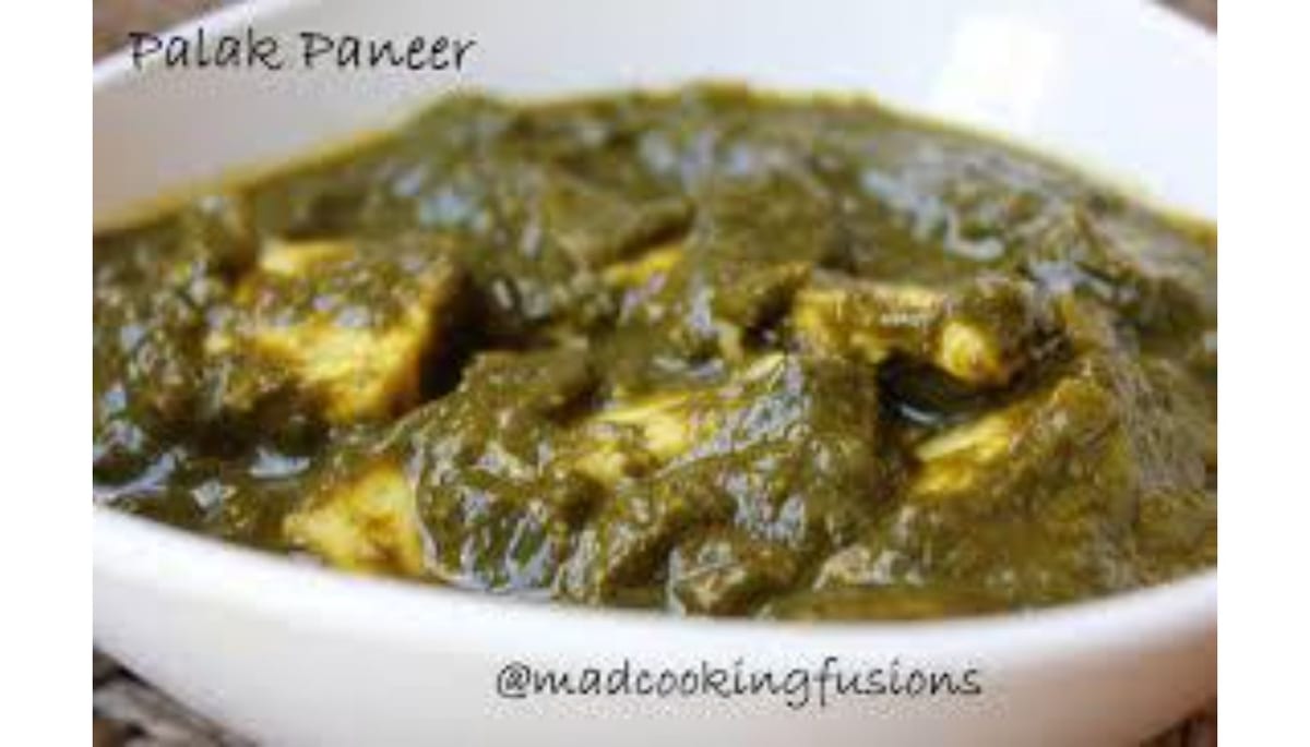 Saag Paneer - (Non Vegan, Vegetarian, Gluten-Free)