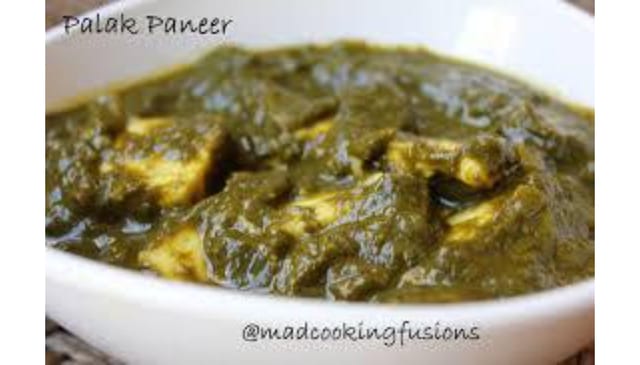 Saag Paneer - (Non Vegan, Vegetarian, Gluten-Free)